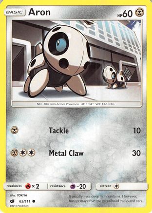 Aron 065/111 - SM Crimson Invasion
