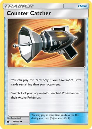 Counter Catcher 091/111 - SM Crimson Invasion Reverse Holofoil
