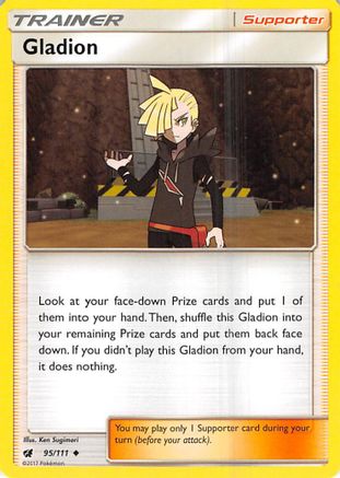 Gladion 095/111 - SM Crimson Invasion Reverse Holofoil