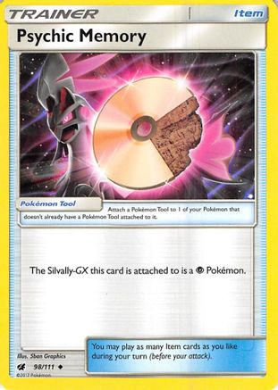 Psychic Memory 098/111 - SM Crimson Invasion Reverse Holofoil