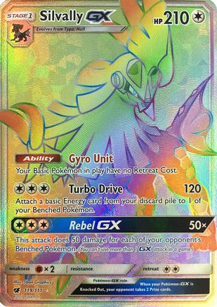 Silvally GX (Secret) 119/111 - SM Crimson Invasion Holofoil