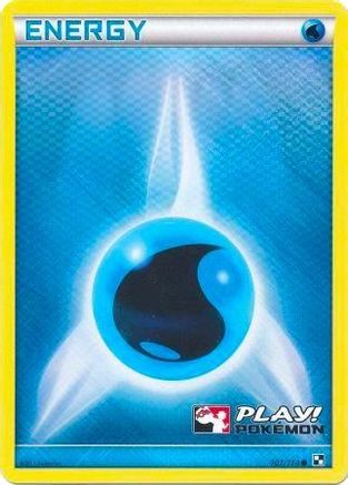 Water Energy (Play! Pokemon) 107/114 - League & Championship Cards Holofoil