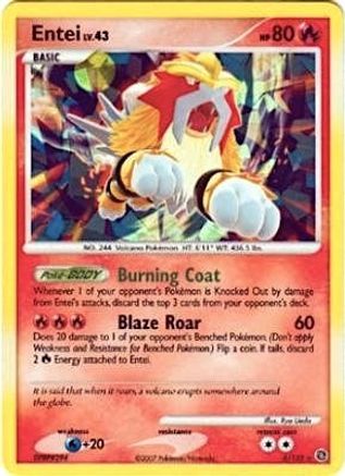 Entei (Cracked Ice Holo) 004/132 - Miscellaneous Cards & Products Holofoil