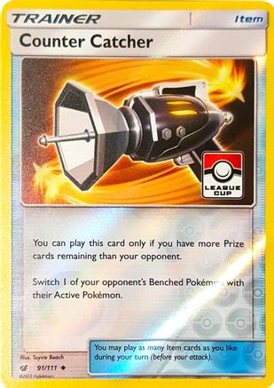 Counter Catcher (League Cup) 091/111 - League & Championship Cards Reverse Holofoil
