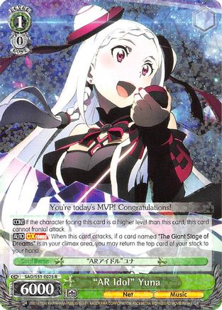 "AR Idol" Yuna (SAO/S51-E025 R) - Sword Art Online The Movie: -Ordinal Scale-