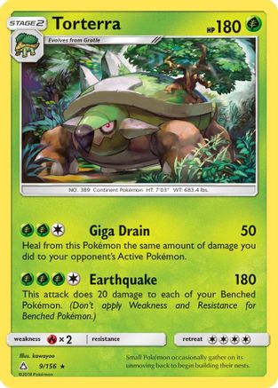 Torterra 009/156 - SM Ultra Prism Holofoil