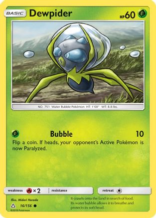 Dewpider 016/156 - SM Ultra Prism