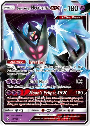 Dawn Wings Necrozma GX 063/156 - SM Ultra Prism Holofoil