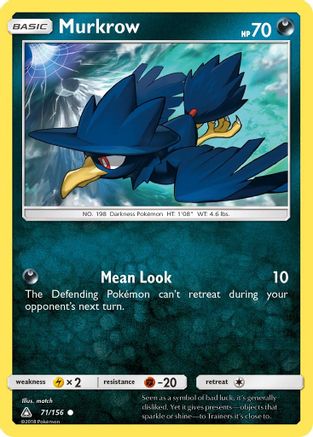 Murkrow 071/156 - SM Ultra Prism