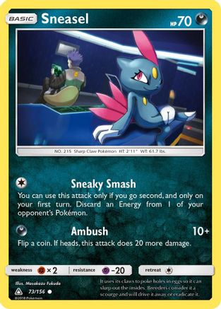 Sneasel 073/156 - SM Ultra Prism