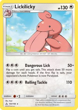 Lickilicky 103/156 - SM Ultra Prism