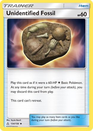 Unidentified Fossil 134/156 - SM Ultra Prism