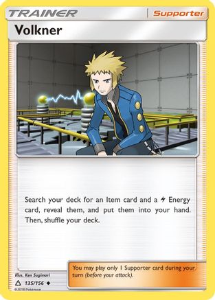 Volkner 135/156 - SM Ultra Prism Reverse Holofoil