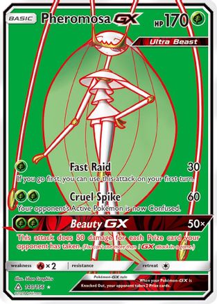 Pheromosa GX (Full Art) 140/156 - SM Ultra Prism Holofoil