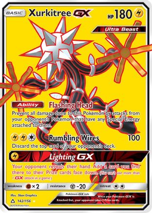 Xurkitree GX (Full Art) 142/156 - SM Ultra Prism Holofoil