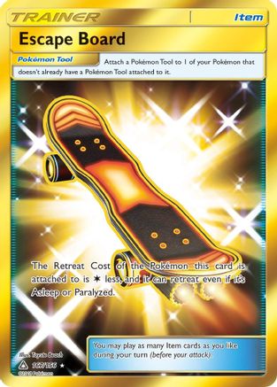 Escape Board (Secret Rare) 167/156 - SM Ultra Prism Holofoil