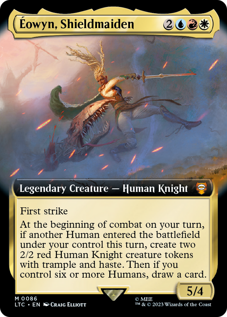 Éowyn, Shieldmaiden (LTC-086) - Tales of Middle-earth Commander: (Extended Art)