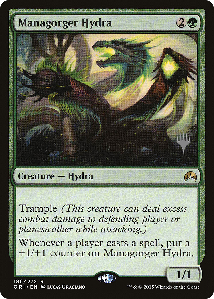 Managorger Hydra (PPIKO-186P) - Magic Origins Promos Foil