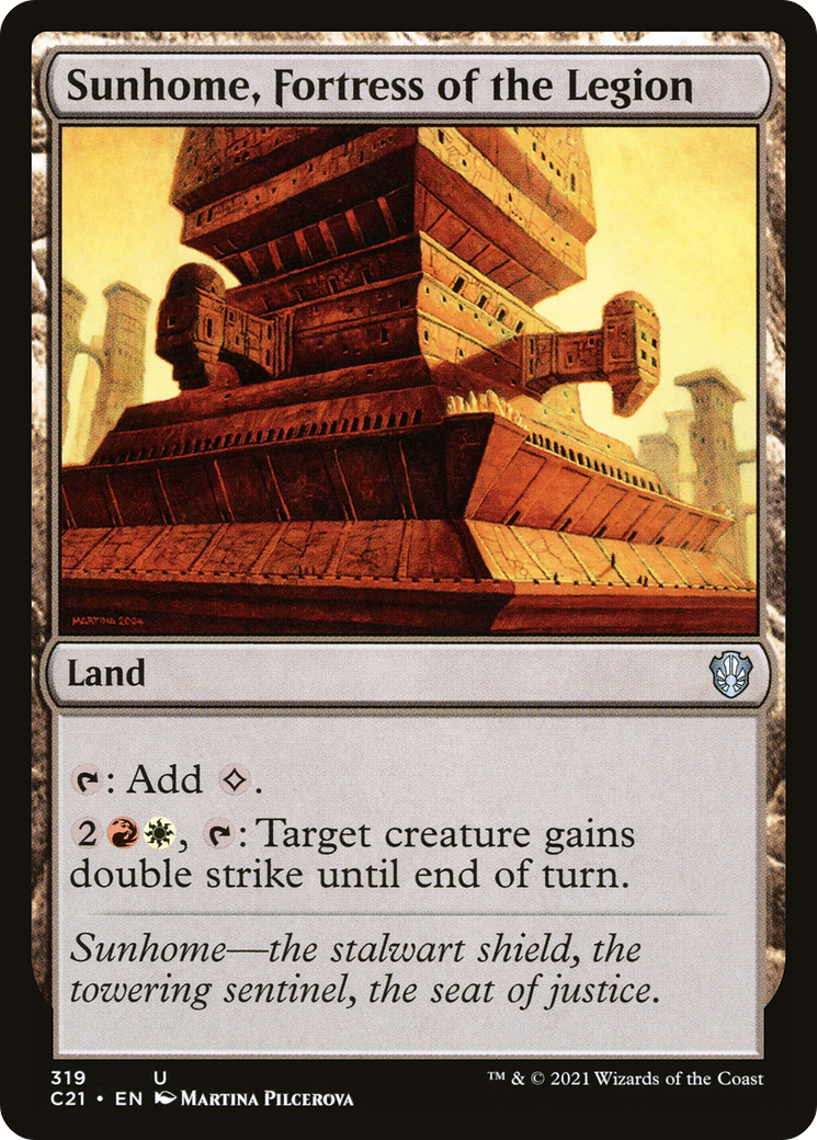 Sunhome, Fortress of the Legion (C21-319) - Commander 2021