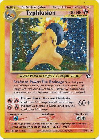 Typhlosion 017/111 - Neo Genesis Unlimited Holofoil
