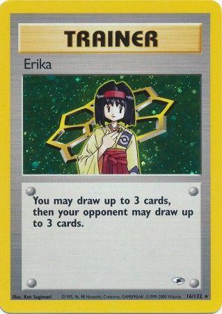 Erika 016/132 - Gym Heroes Unlimited Holofoil
