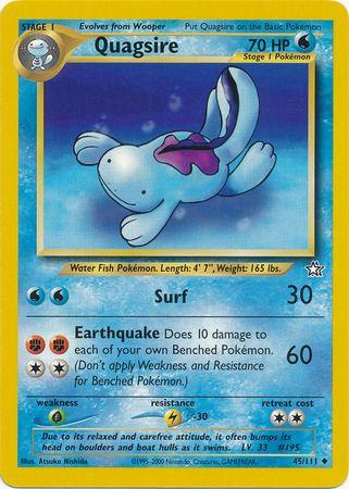 Quagsire 045/111 - Neo Genesis Unlimited