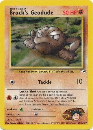 Brock's Geodude 038/132 - Gym Heroes Unlimited