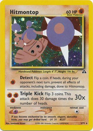 Hitmontop 003/75 - Neo Discovery Unlimited Holofoil