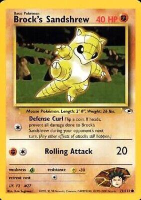 Brock's Sandshrew 071/132 - Gym Heroes Unlimited