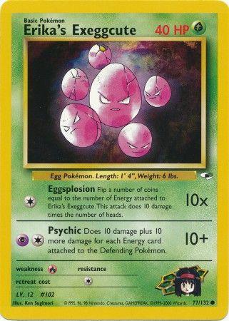 Erika's Exeggcute 077/132 - Gym Heroes Unlimited