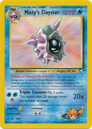 Misty's Cloyster 029/132 - Gym Heroes Unlimited
