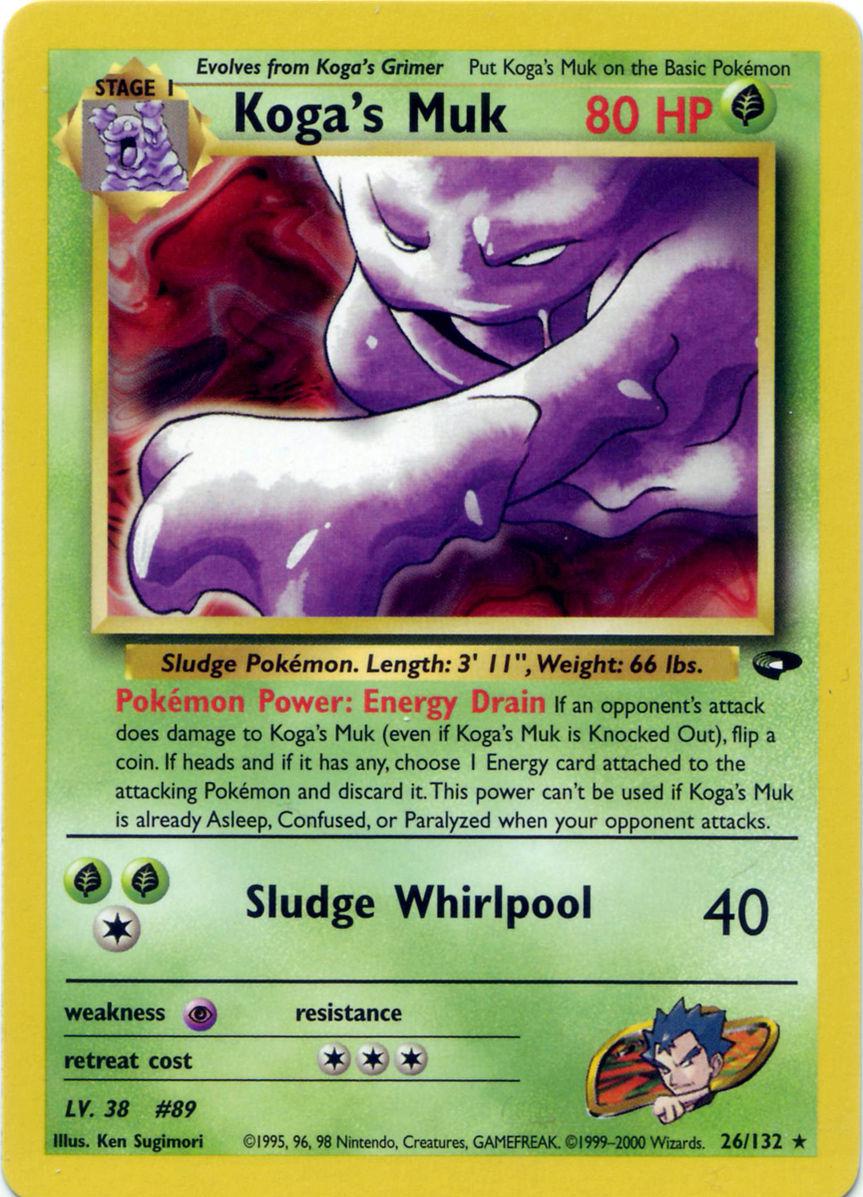 Koga's Muk 026/132 - Gym Challenge Unlimited