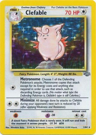 Clefable 001/64 - Jungle Unlimited Holofoil