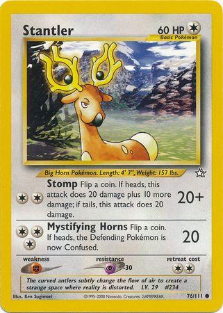Stantler 076/111 - Neo Genesis Unlimited