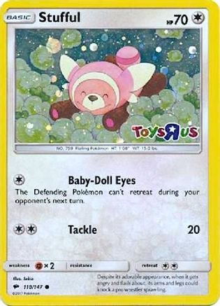Stufful (Toys R Us) 110/147 - Miscellaneous Cards & Products Holofoil