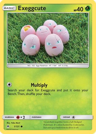 Exeggcute 001/131 - SM Forbidden Light Reverse Holofoil