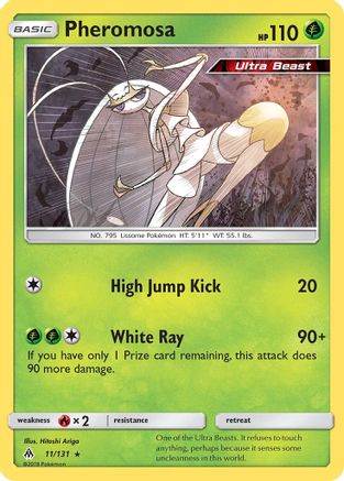 Pheromosa 011/131 - SM Forbidden Light Reverse Holofoil