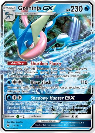 Greninja GX 024/131 - SM Forbidden Light Holofoil
