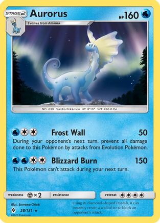 Aurorus 028/131 - SM Forbidden Light Reverse Holofoil