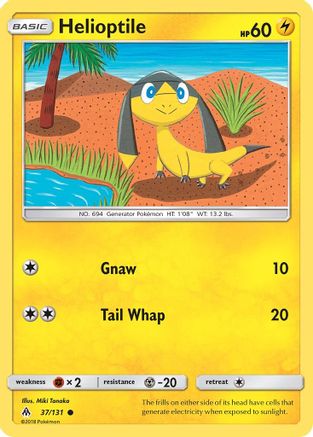 Helioptile 037/131 - SM Forbidden Light