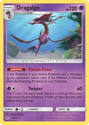 Dragalge 053/131 - SM Forbidden Light Reverse Holofoil