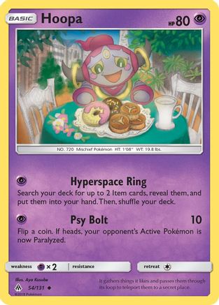 Hoopa 054/131 - SM Forbidden Light Reverse Holofoil