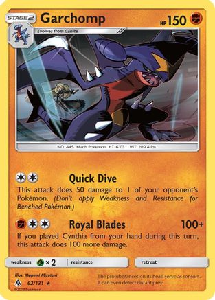 Garchomp 062/131 - SM Forbidden Light Holofoil