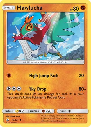 Hawlucha 070/131 - SM Forbidden Light Reverse Holofoil