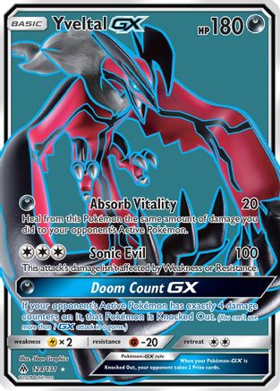 Yveltal GX (Full Art) 124/131 - SM Forbidden Light Holofoil