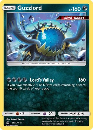 Guzzlord 080/131 - SM Forbidden Light Holofoil