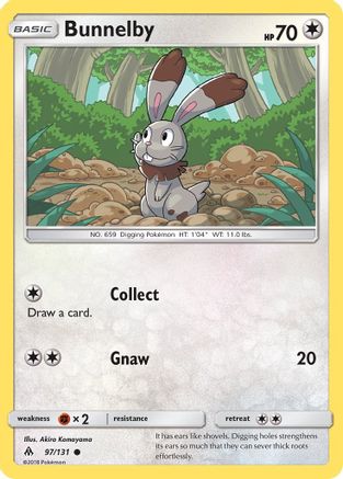 Bunnelby 097/131 - SM Forbidden Light Reverse Holofoil