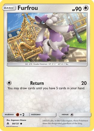 Furfrou 099/131 - SM Forbidden Light Reverse Holofoil