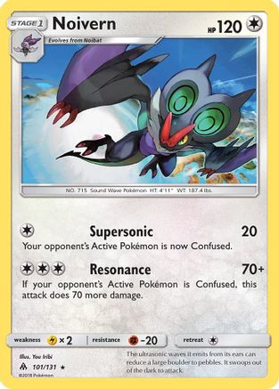 Noivern 101/131 - SM Forbidden Light Reverse Holofoil