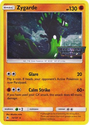 Zygarde (Cosmos Holo) 072/131 - Miscellaneous Cards & Products Holofoil